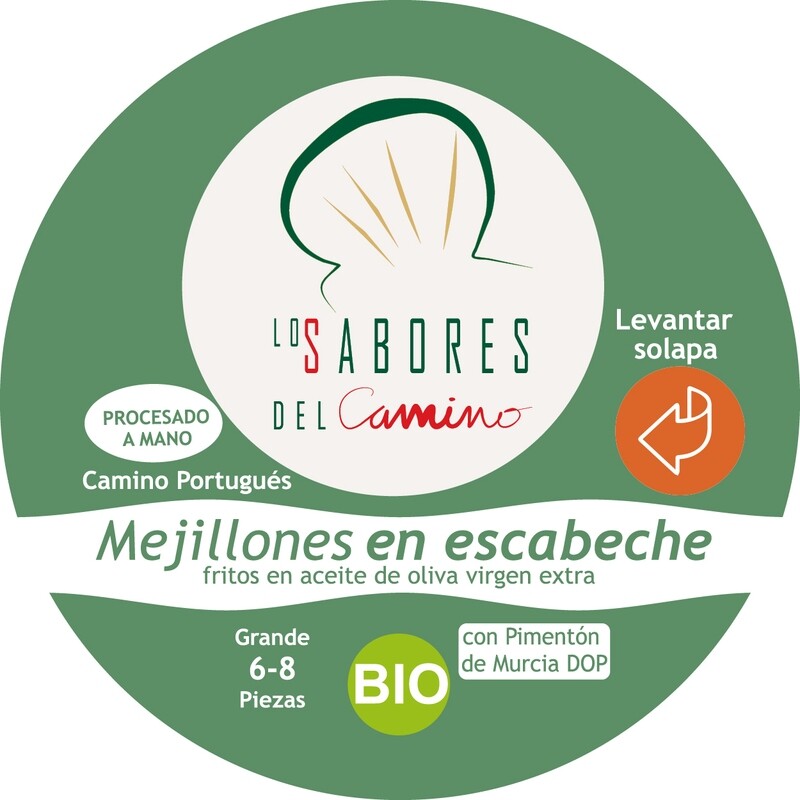 Mejillones DOP BIO fritos en escabeche 6-8