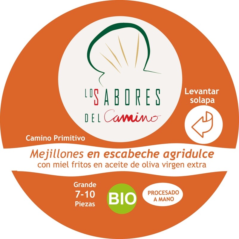 Mejillones DOP BIO fritos en escabeche agridulce 7-10