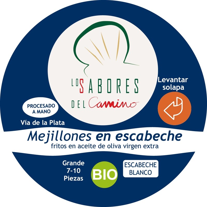 Mejillones DOP BIO fritos en escabeche 7-10