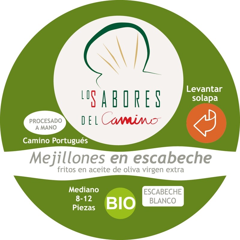 Mejillones DOP BIO fritos en escabeche 8-12