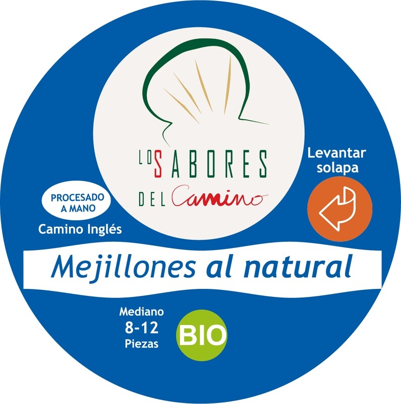 Mejillones DOP BIO al natural 8-12