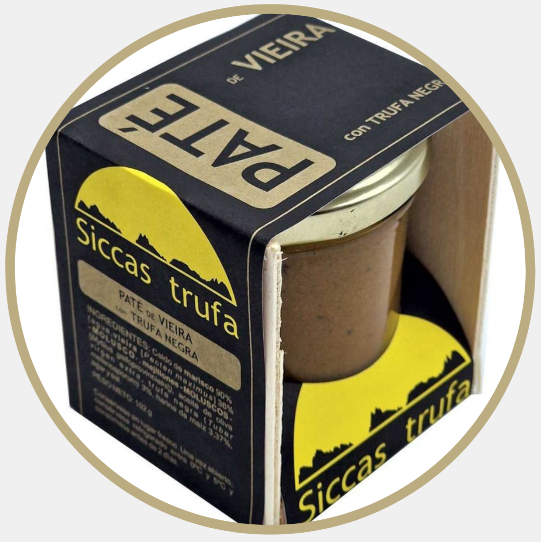 Paté de Vieira con Trufa Negra